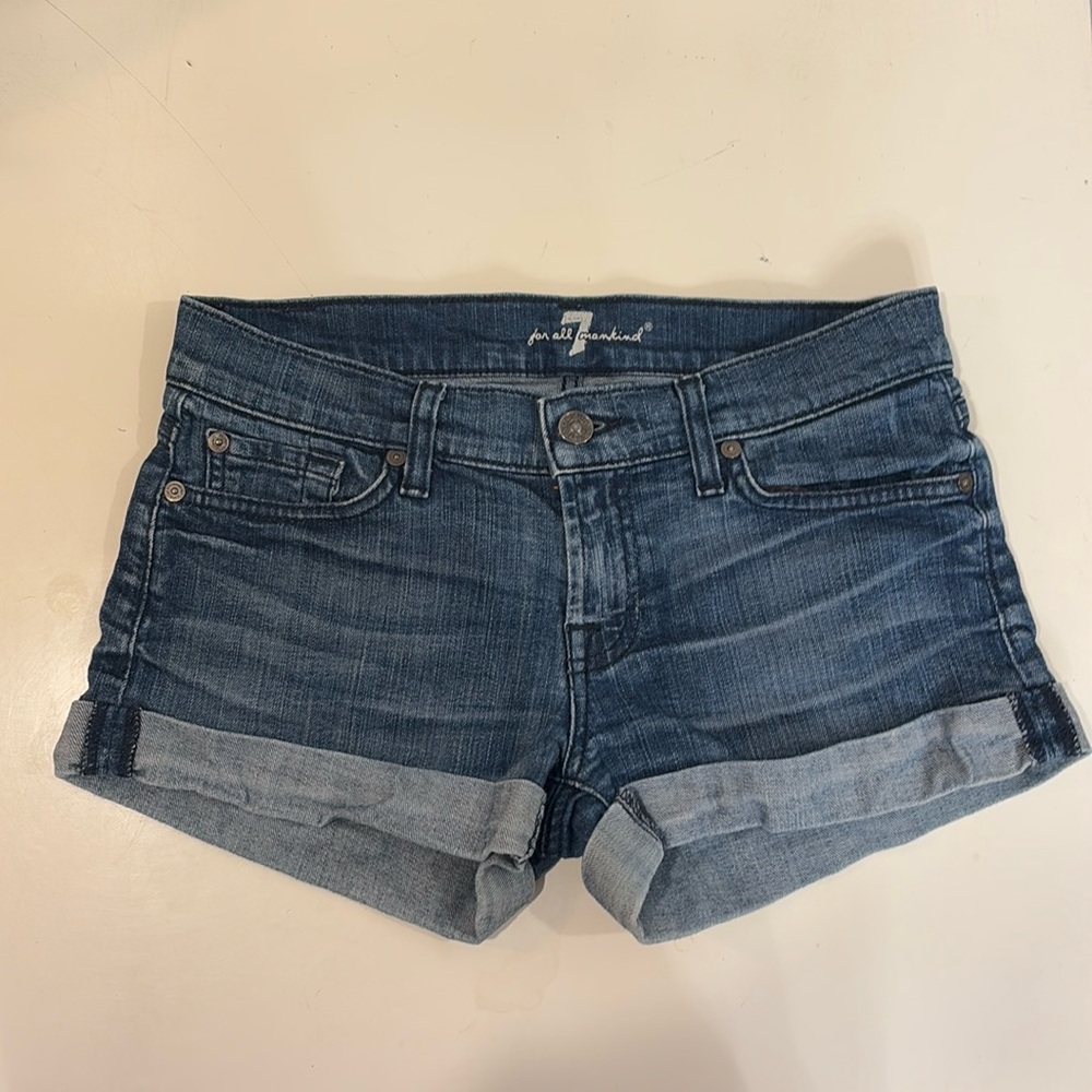 7 For All Mankind Jean Shorts
